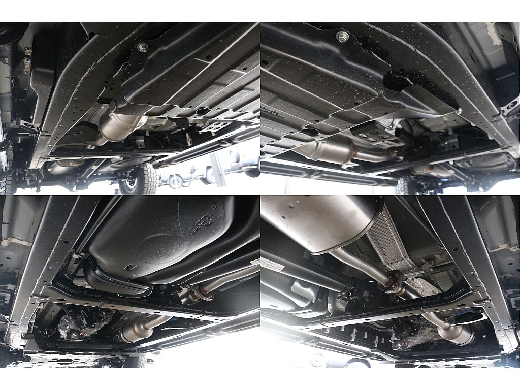 ラダーフレーム採用。高剛性で安定した走りを支えてくれる４WD必見ポイントですね！