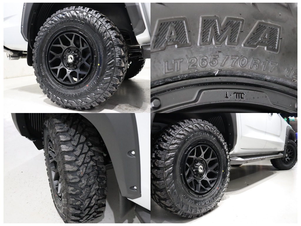 LODIO　DRIVE　８M　MONO１７インチアルミホイール にYOKOHAMA　GEOLANDER　MT　G003　265/70R17タイヤのコンビネーション！