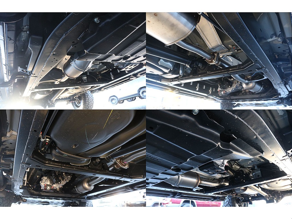 ラダーフレーム採用。高剛性で安定した走りを支えてくれる４WD必見ポイントですね！