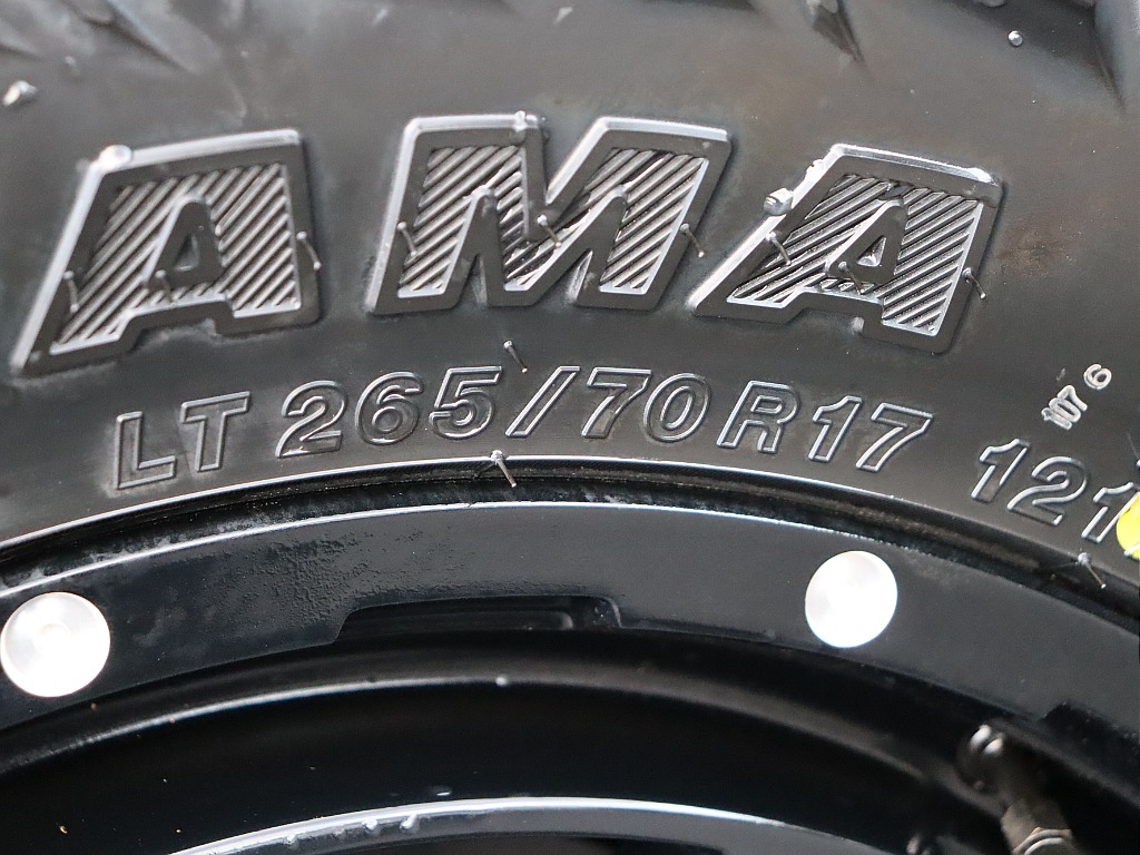 タイヤサイズ！