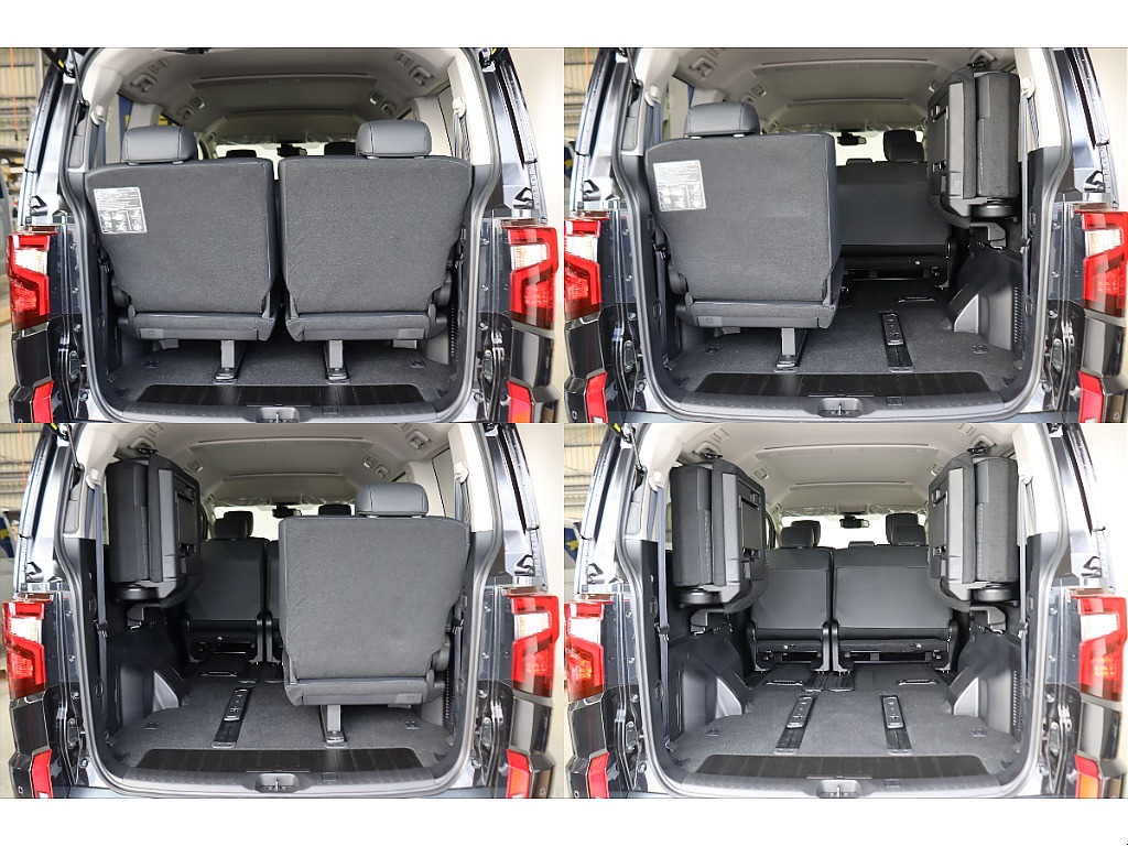 シーンに合わせたシート展開が可能！