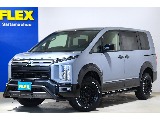 新型デリカD5　新色！ムーンストーングレー/ブラックマイカツートンカラー　8人乗り　リフトアップオフロードカスタム！　アルパインBIGX11インチナビ　10インチフリップダウンモニター　HDMI端子