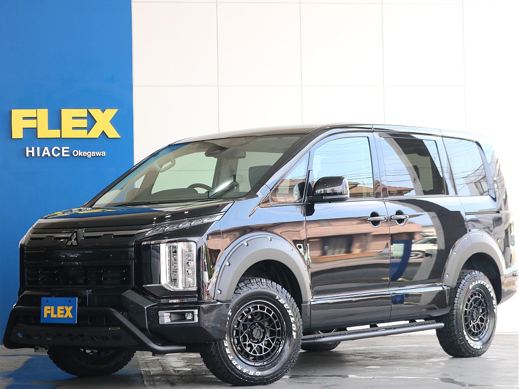 【新車新型】デリカD:5Pディーゼル4WD 大画面ナビ　新作カスタム 搭載走破性抜群の1台☆ 全国ご納車可能♪