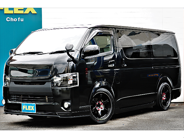 ハイエース調布店までお電話/メール/LINEをお待ちしております。29年ハイエースVスーパーGL２０００ｃｃガソリン車！ＣＯＢＲＡエアロのカスタム多数の1台！