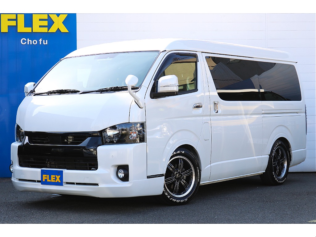 トヨタ ハイエース ワゴン2.7GLロング ミドルルーフ ☆FLEX Zeroベッド 東京都