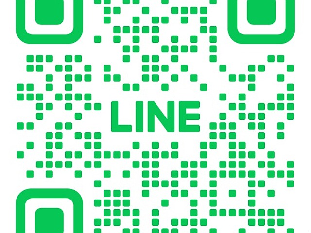 QRコードをスクショしてLINEアプリから友達追加して頂ければLINEでのやり取りも可能！