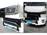 コプラスヘッドライト、バンパーガード、CRSフロントスポイラー！