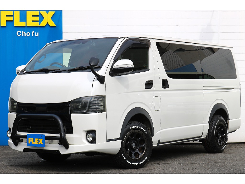 ハイエース調布店までお問合せお待ちしております！ リフトアップの1ナンバーオフロード仕様車！