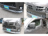 FLEXフロントスポイラー,トヨタセーフティセンス,メッキ部マッドブラック塗装！