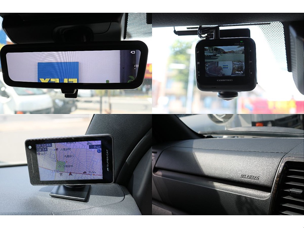 デジタルインナーミラー、360度ドライブレコーダー、レーダー探知機、助手席エアバッグ！