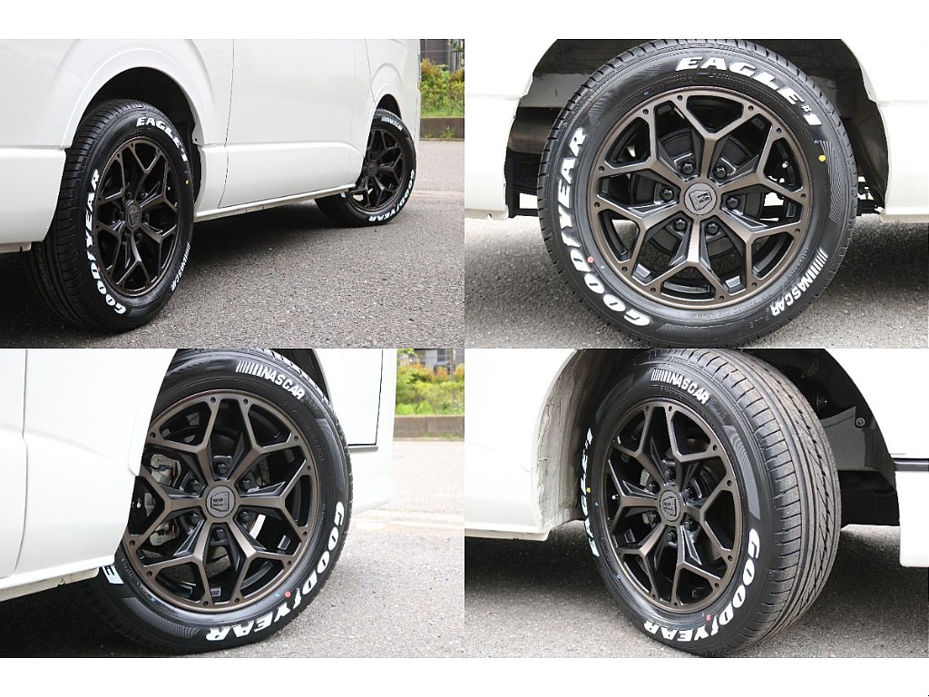 新作スタイリングHEX17インチアルミ×グッドイヤーナスカータイヤ！