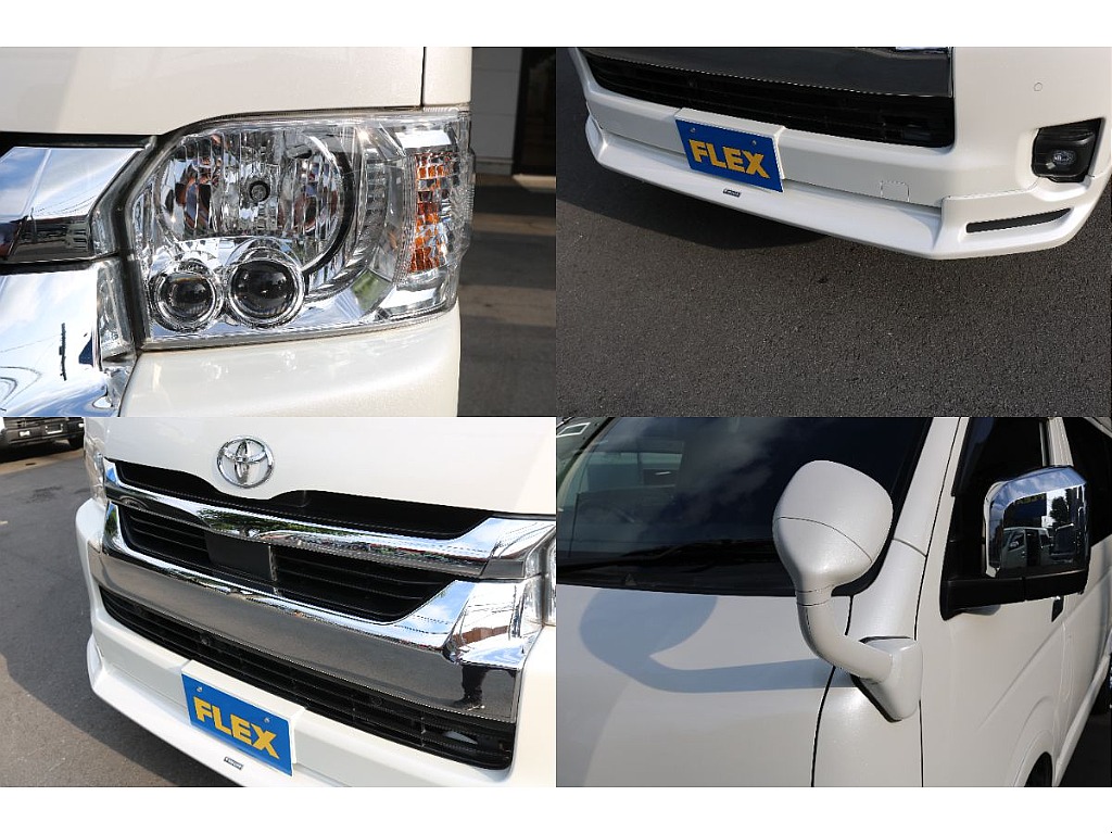 LEDヘッドライト、モデリスタフロントスポイラー、TSSセンサー、ガッツミラーボディ同色塗装！