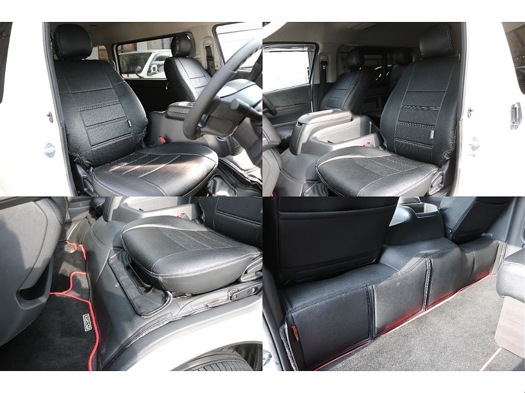 運転席助手席シートカバー！前後エンジンフードカバー！