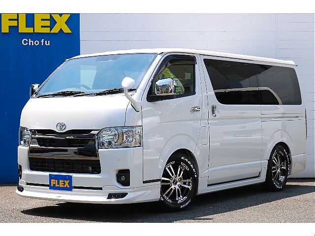 ハイエース調布店までお問合せお待ちしております！ R5ハイエースバンS-GLダークプライムⅡディーゼルターボ2WD/モデリスタフルエアロ！