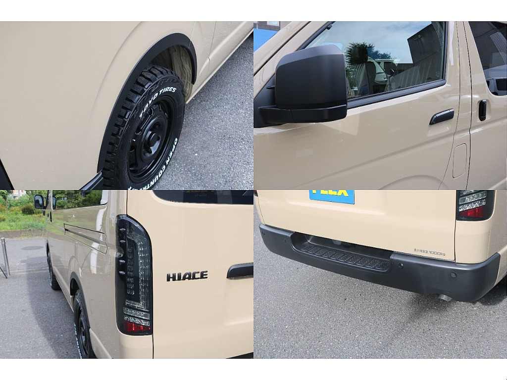 FLEX オーバーフェンダー,メッキ部マッドブラック塗装,インテリジェントクリアランスソナー,FLEXプレステージLEDテール！