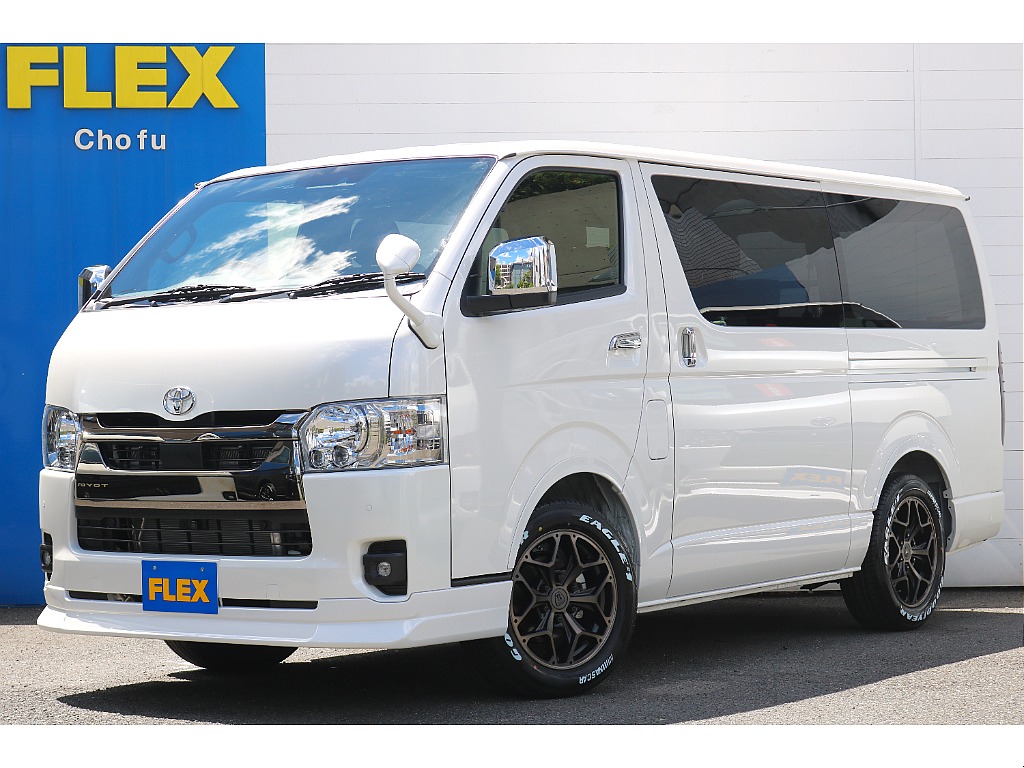 ハイエース調布店までお問合せお待ちしております！ ガソリン2WD登録済み未使用車！