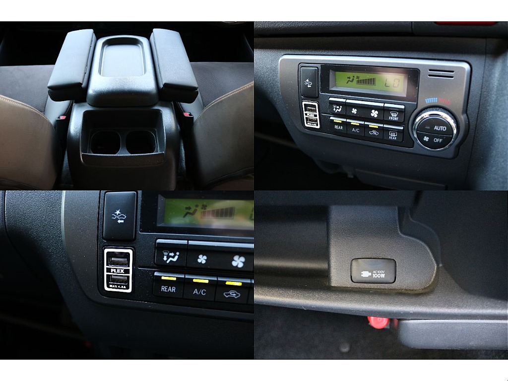 オートエアコン、FLEX USBポート、AC100V電源！