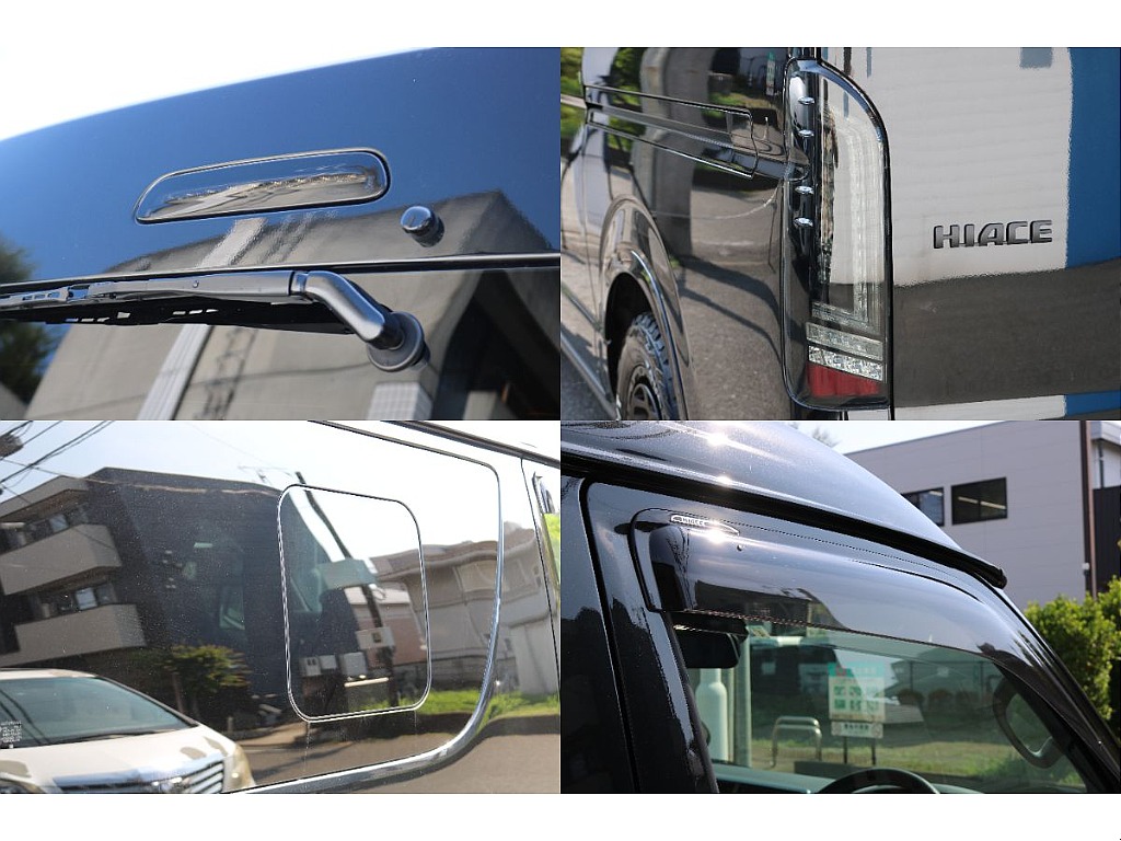 LEDハイマウントストップランプ、プレステージテール、小窓付き、ドアバイザー！