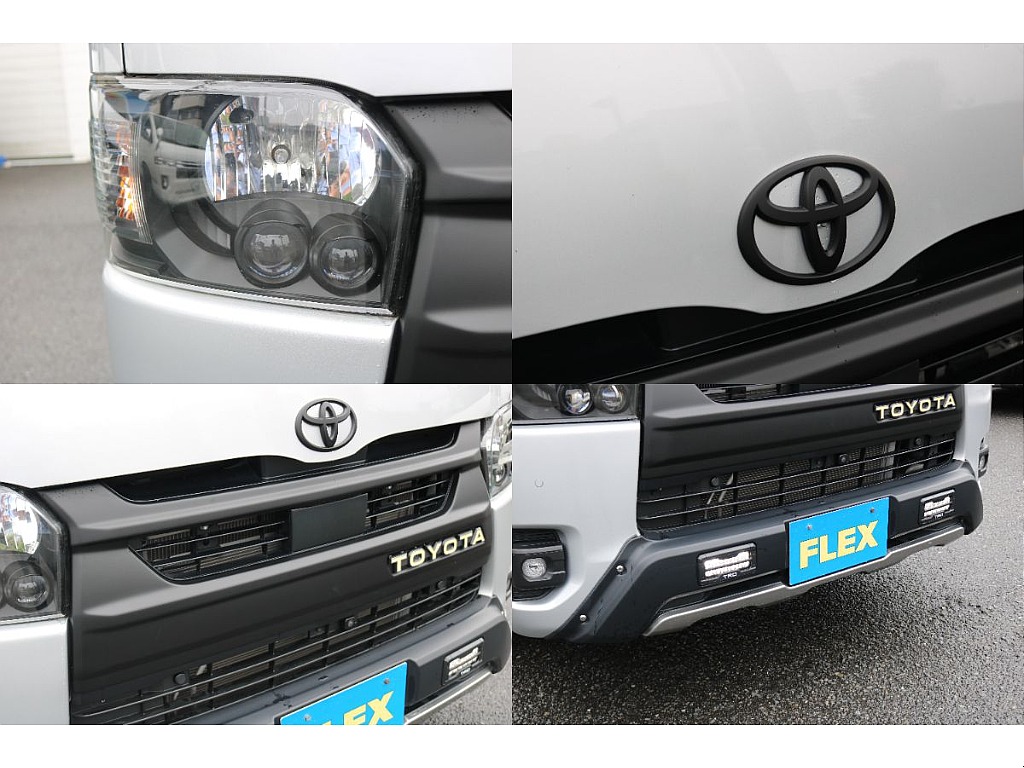 ヘッドライトインナーブラック施工、フロントエンブレムMB塗装、Re Classicグリル、TRDスポイラー！