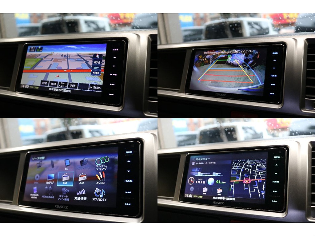 KENWOOD7インチナビ！バックカメラ連動！