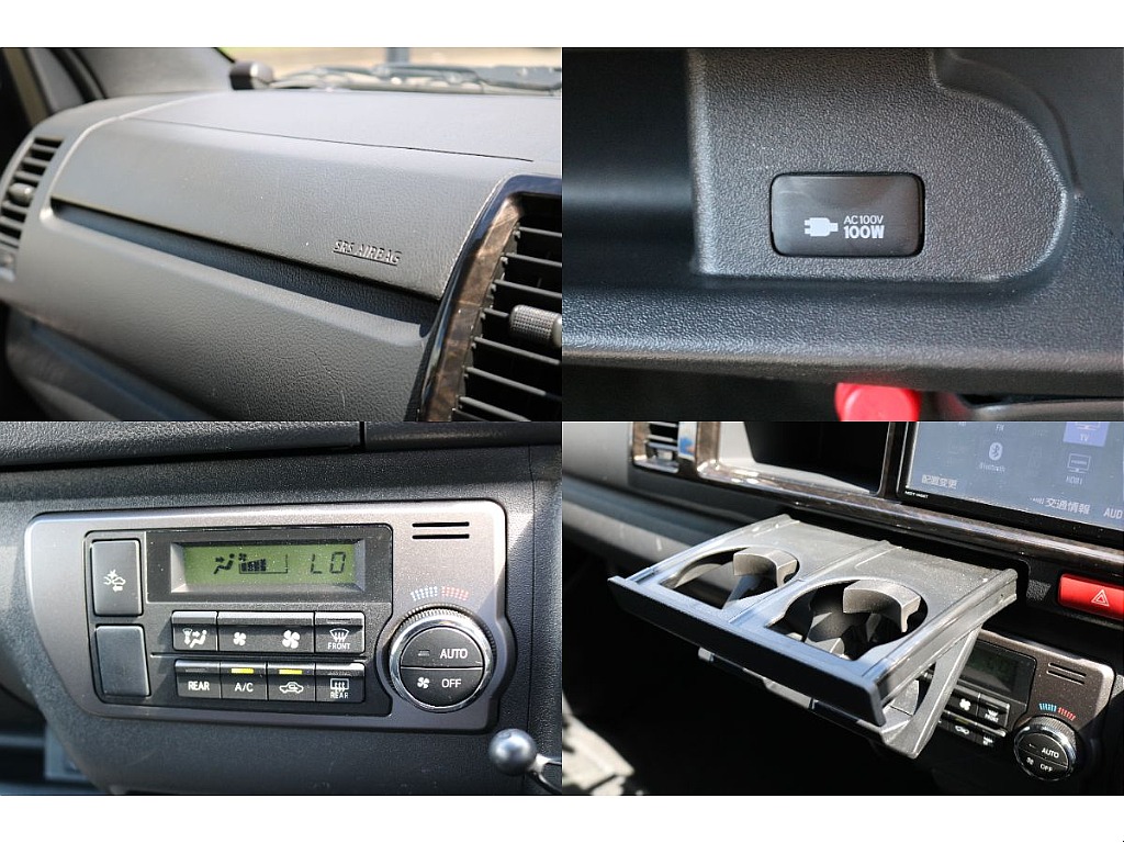 助手席エアバッグ、AC100V電源、オートエアコン、ドリンクホルダー！