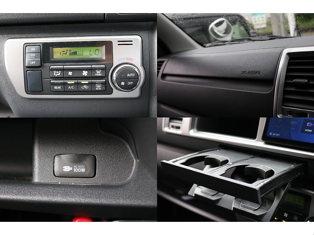 オートエアコン、助手席エアバッグ、AC100V電源、ドリンクホルダー！