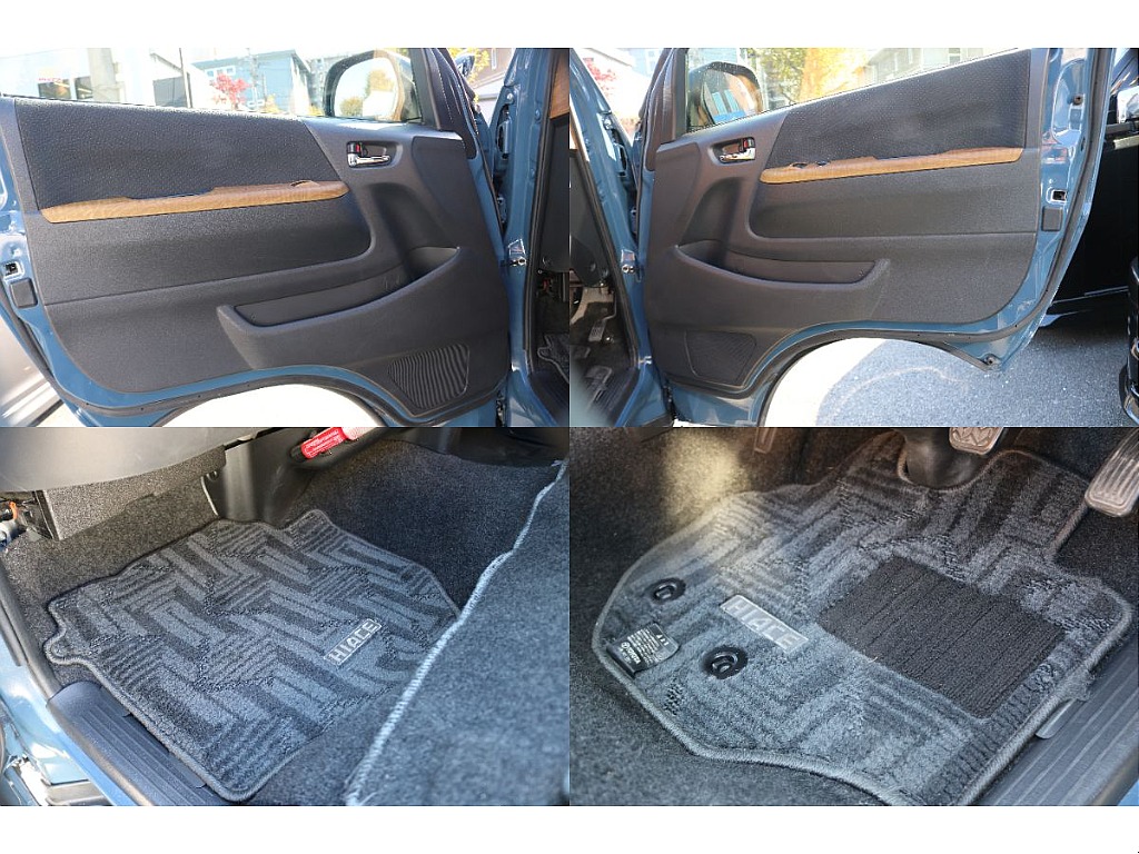 内張り、足元も綺麗です！