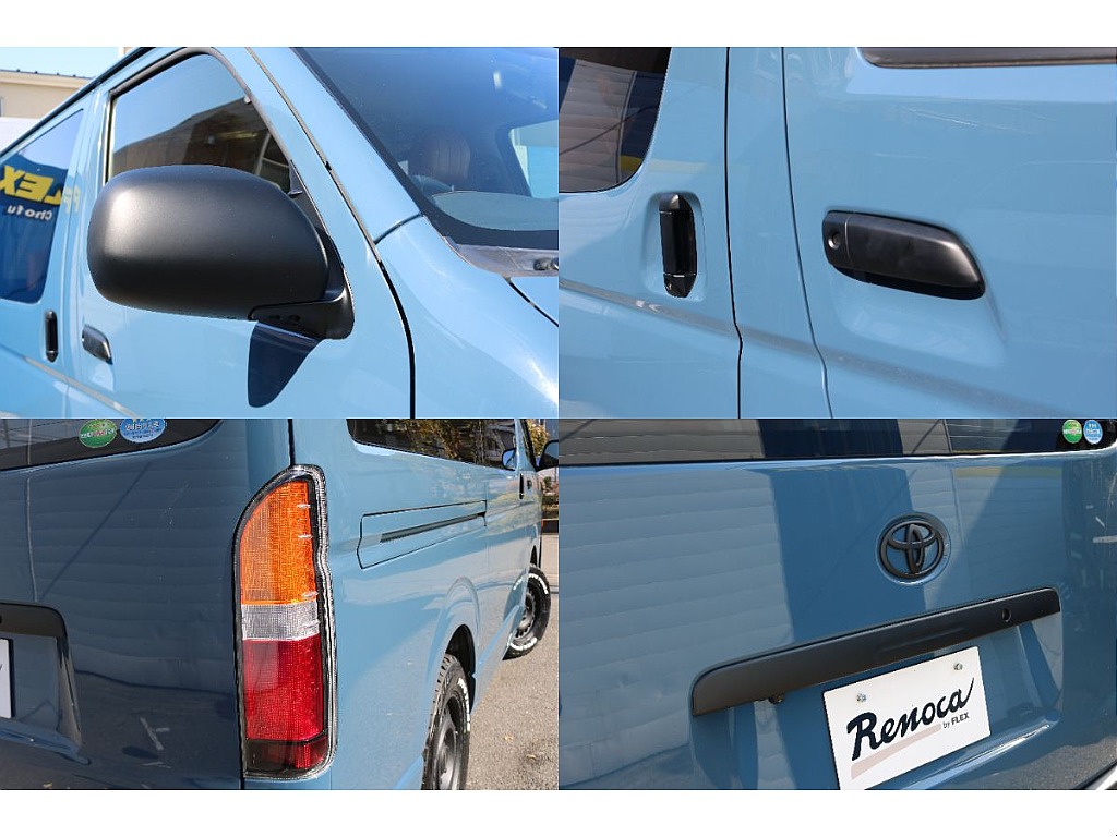 メッキ部分マッドブラック塗装、クラシックLEDテール！