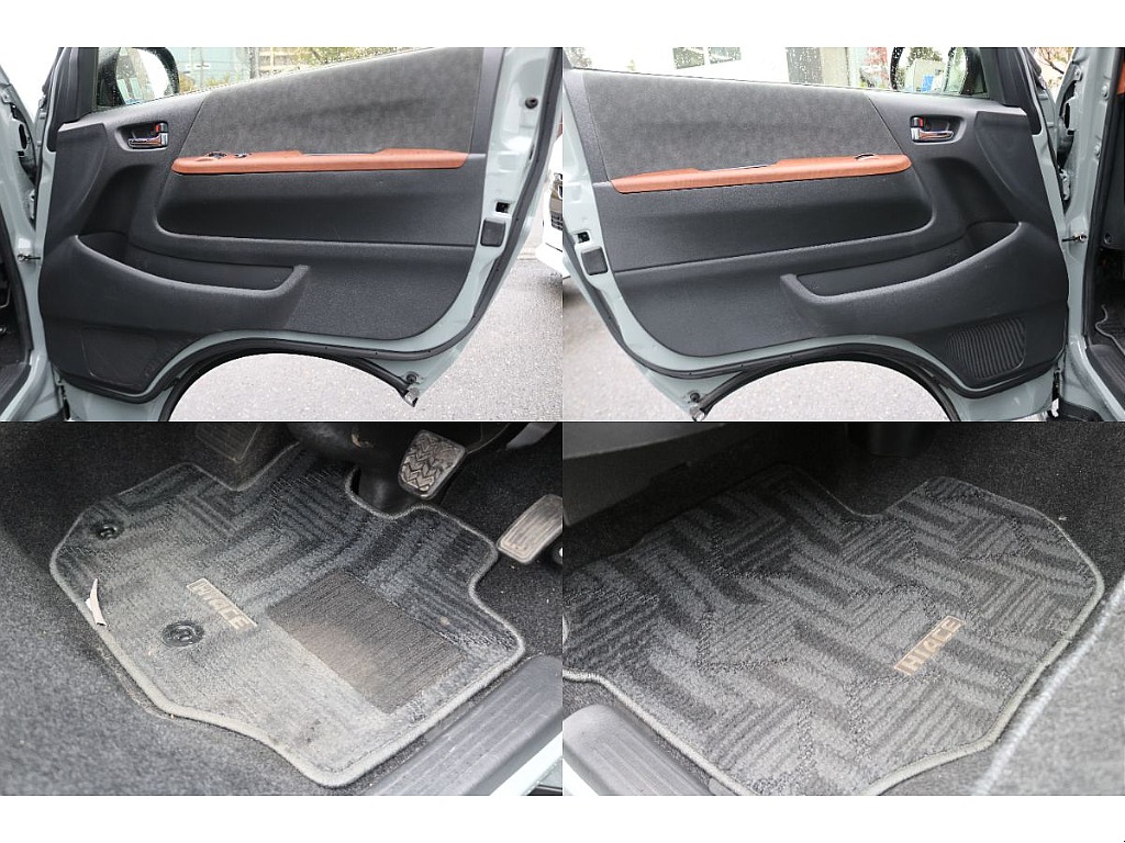 ドア内張り、足元も綺麗です！