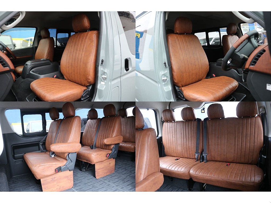 全席ブラウンシートカバー！