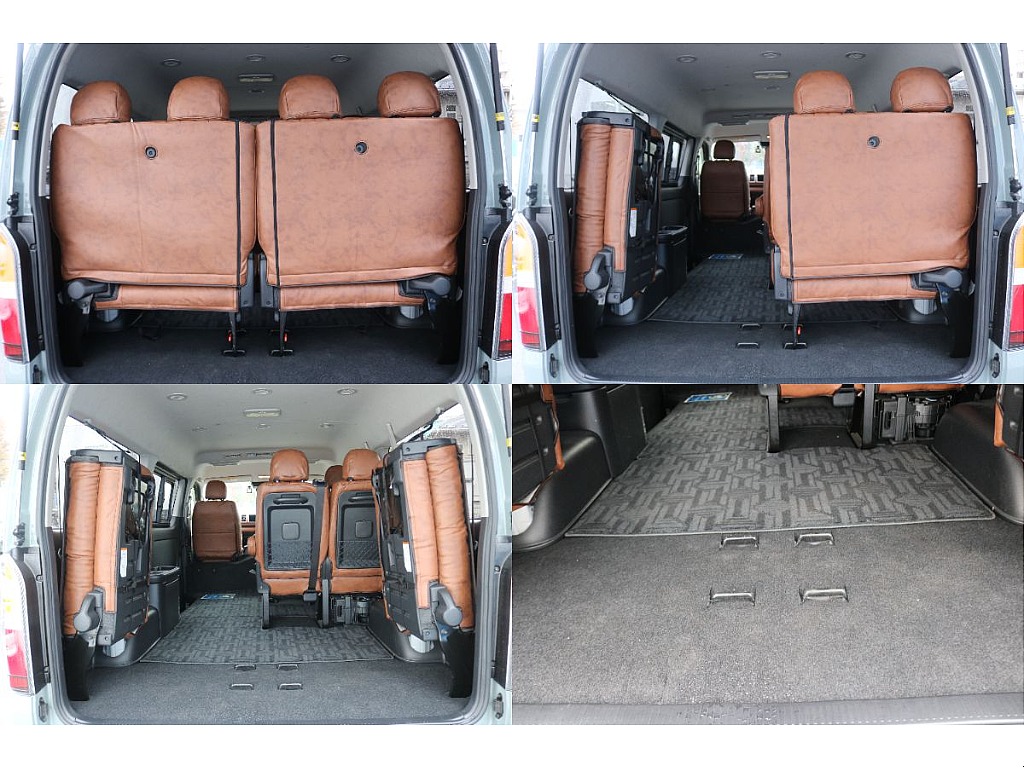 4列目は跳ね上げ可能！荷室も広々！