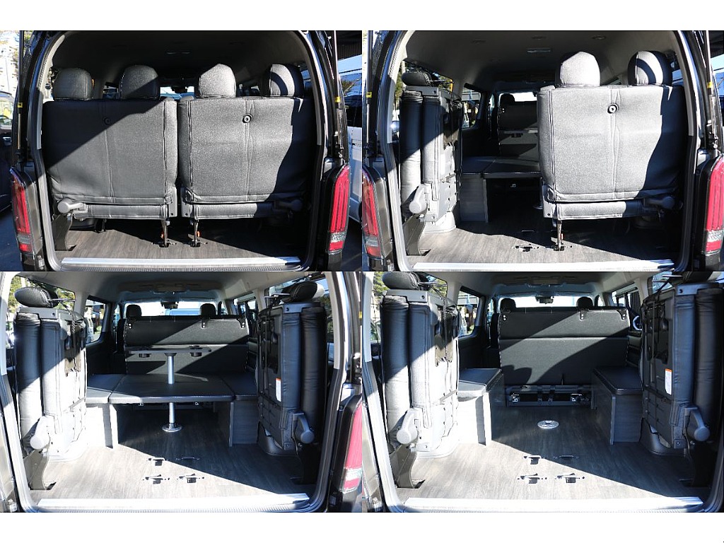 4列目は跳ね上げ可能！荷室も広々！