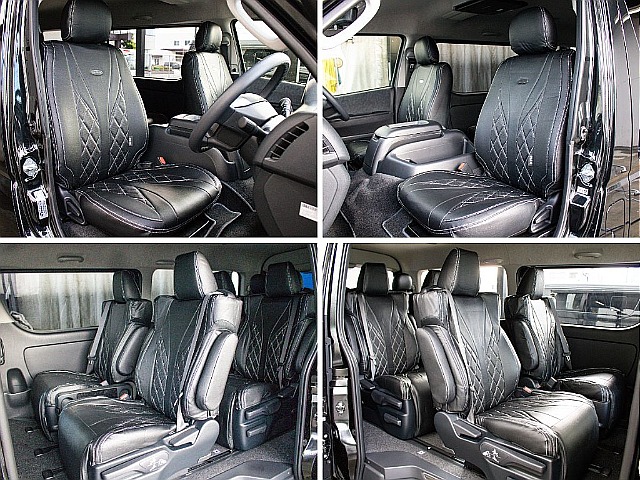 全席ダイヤキルトシートカバー！