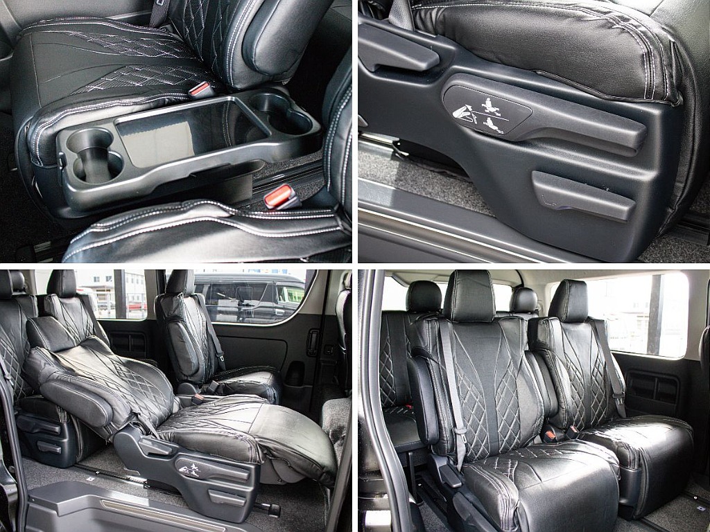 ドリンクホルダー、サイドテーブル、スライドレールも付いております！