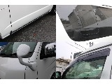 寒冷地仕様、小窓付き、ガッツミラーボディ同色塗装、ドアバイザー!