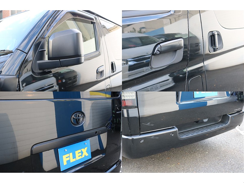 メッキ部分マッドブラック塗装、クリアランスソナー！