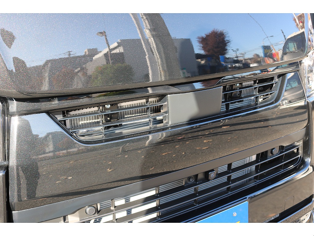 フロントグリルブラック塗装！