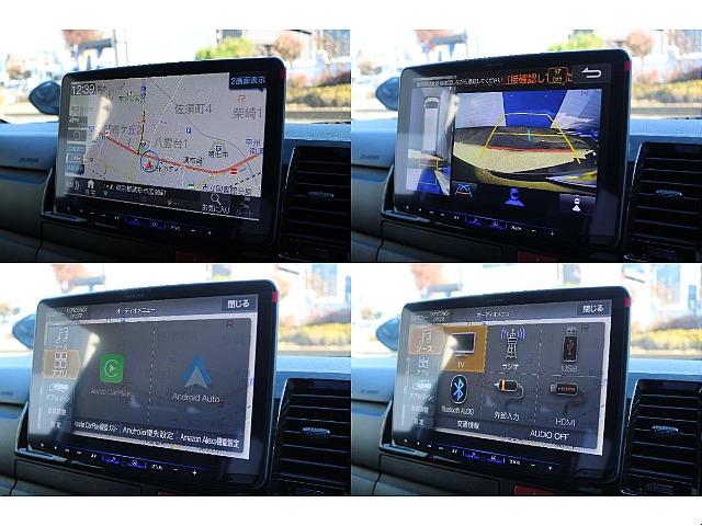 アルパインBIG-X11インチナビ(メカレス)、バックカメラ＆パノラミックビューモニター連動！