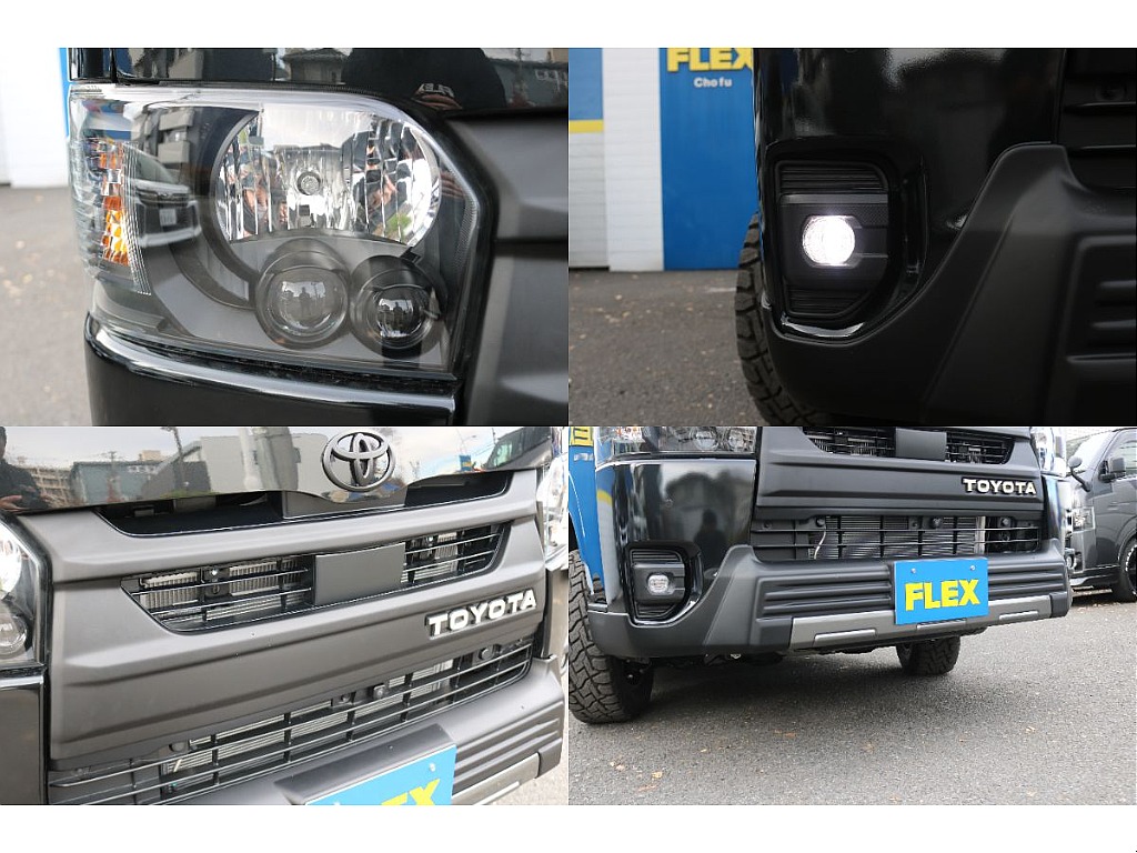 LEDヘッドライトインナーブラック施工、LEDフォグランプ、Re Classicグリル、T-Forceスポイラー！