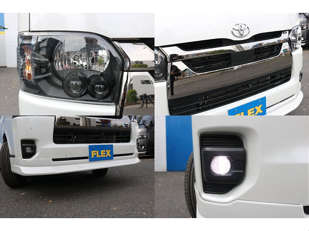 LEDヘッドランプインナーブラック施工、TSSセンサー付き、フロントスポイラー、LEDフォグランプ！