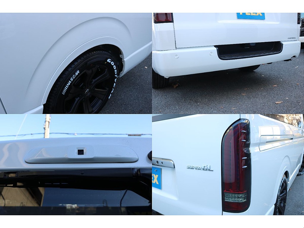 オーバーフェンダー、クリアランスソナー、デジタルインナーミラー、アルティメットテール！