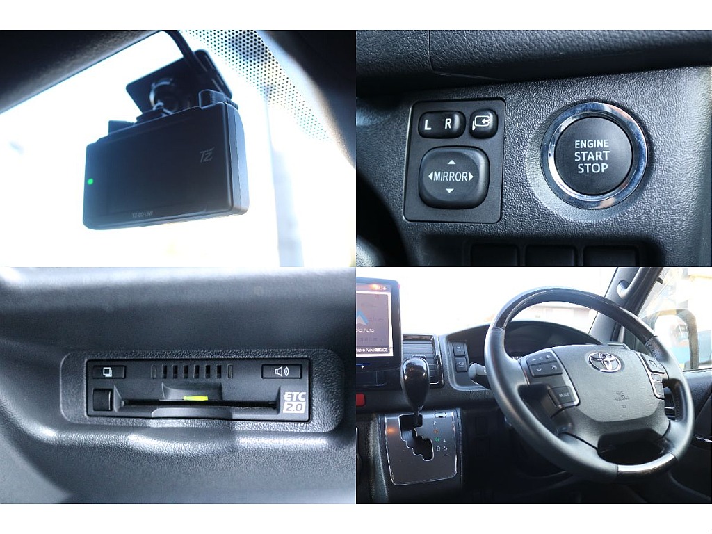 前後ドライブレコーダー、プッシュスタート＆スマートエントリー、ビルトインETC2.0！