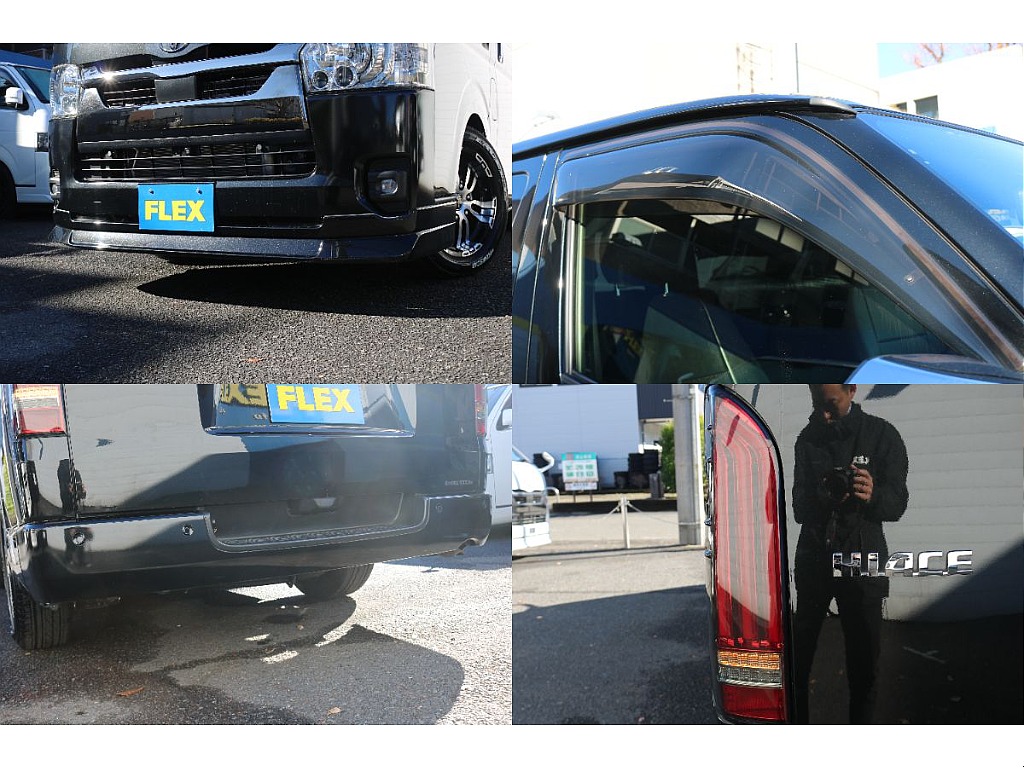 フロントスポイラー、ドアバイザー、クリアランスソナー、アルティメットテール！