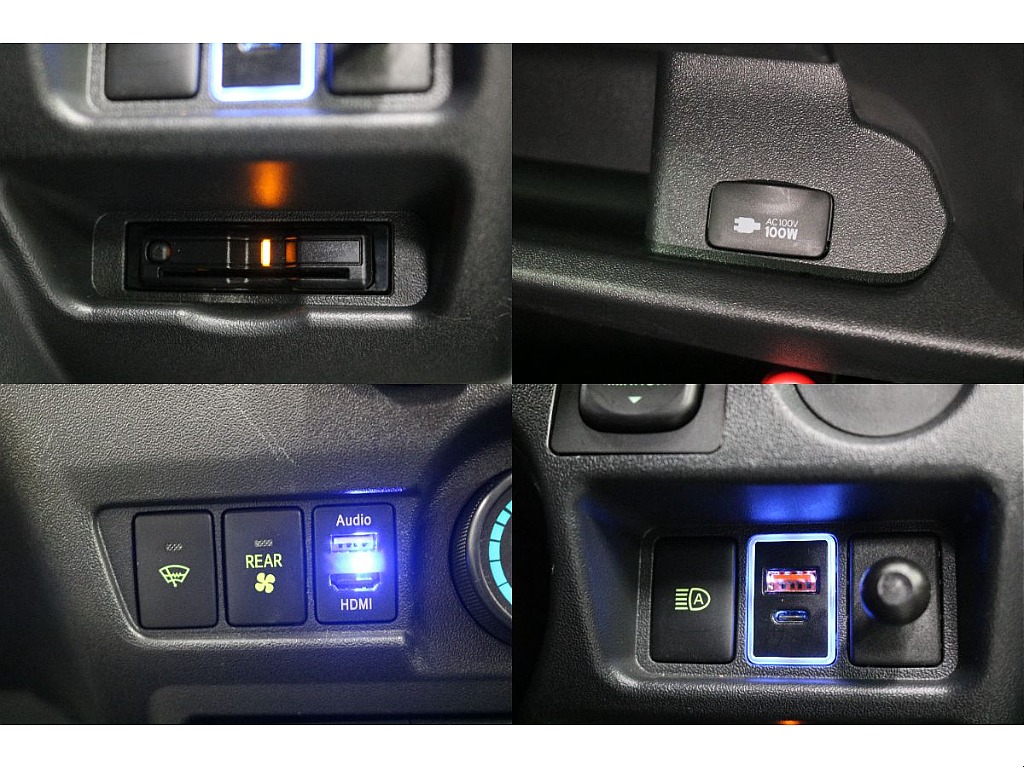 ビルトインETC、AC100V電源、フロントデアイサー、USBポート！