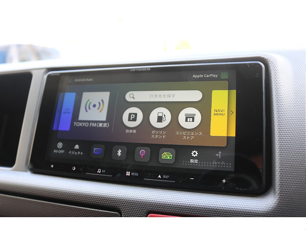Apple CarPlay、Android Autoも使用可能です！