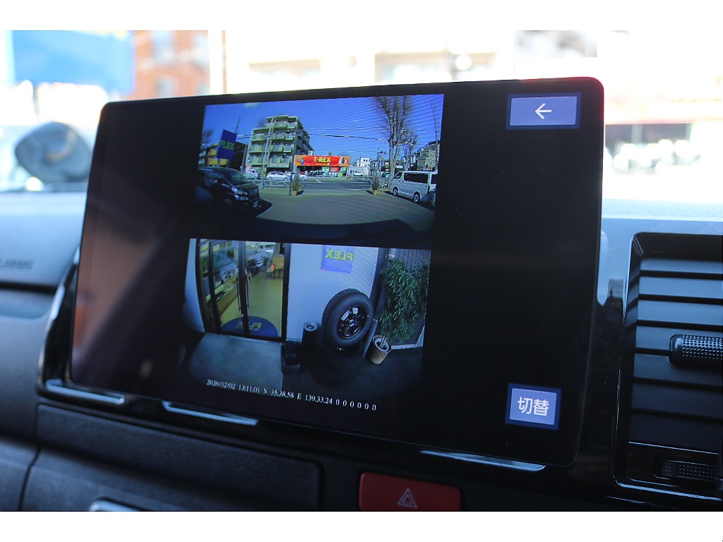 ナビ連動型前後ドライブレコーダー！