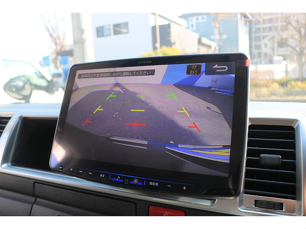 バックカメラ連動！