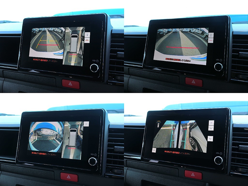 バックカメラ＆パノラミックビューモニター連動！