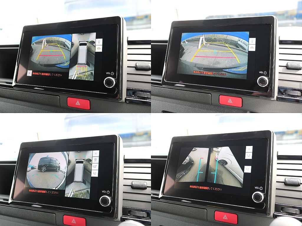 バックカメラ＆パノラミックビューモニター連動！