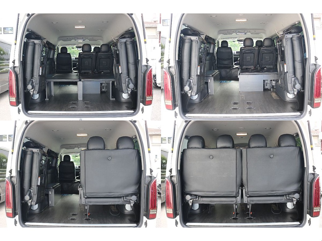 4列目は跳ね上げ可能！荷室も広々！